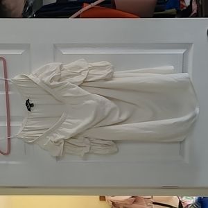 Lulus sz Med white off shoulder dress